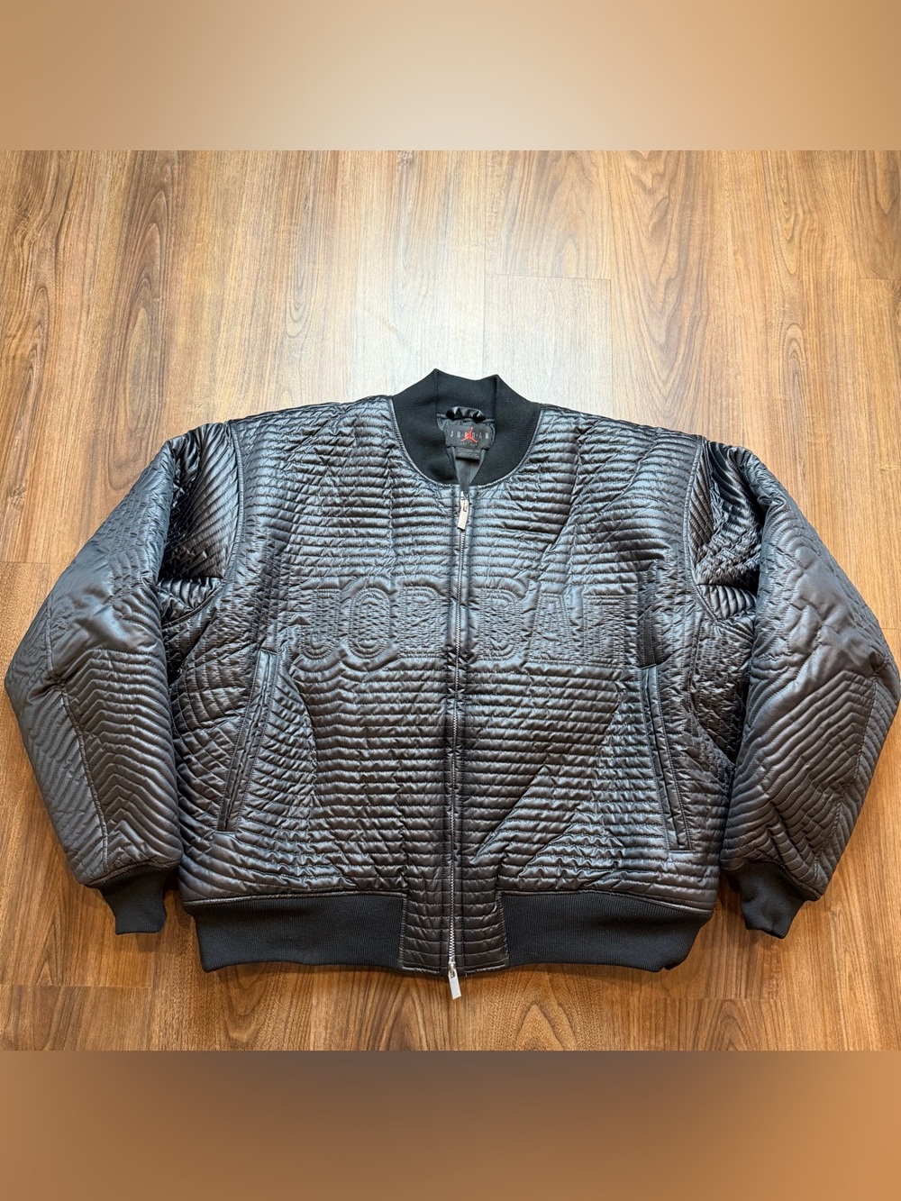 Nike Air Jordan Flight Nylon Varsity Bomber Black Jacket II5314-010 Men’s XL NWT